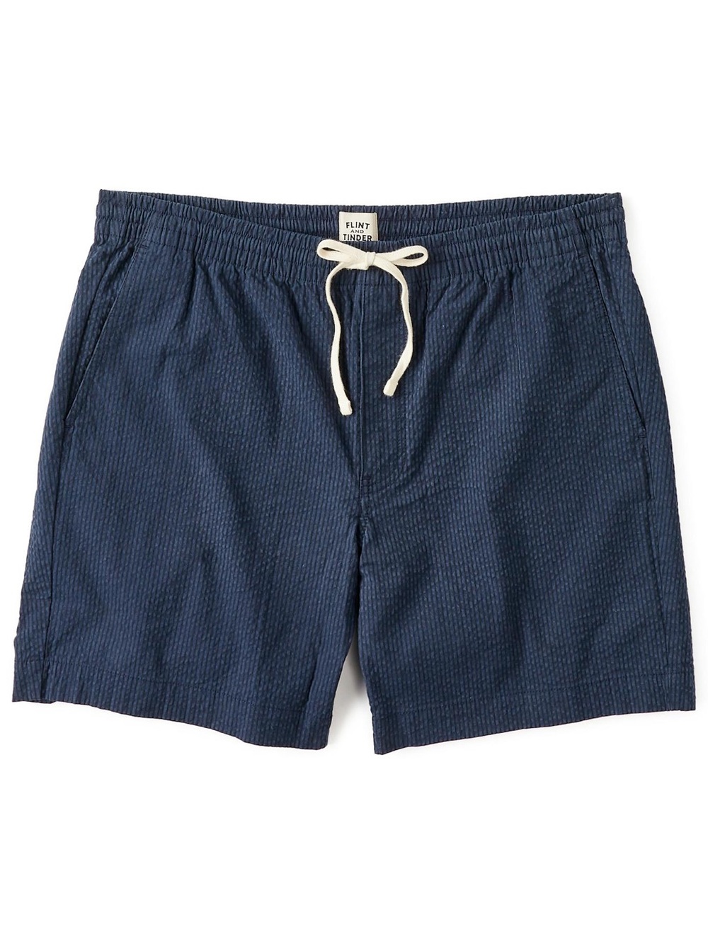 Flint and Tinder 365 Seersucker Drawstring Shorts Size L Coastal